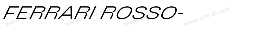 FERRARI ROSSO字体转换 FERRARI ROSSO字体转换